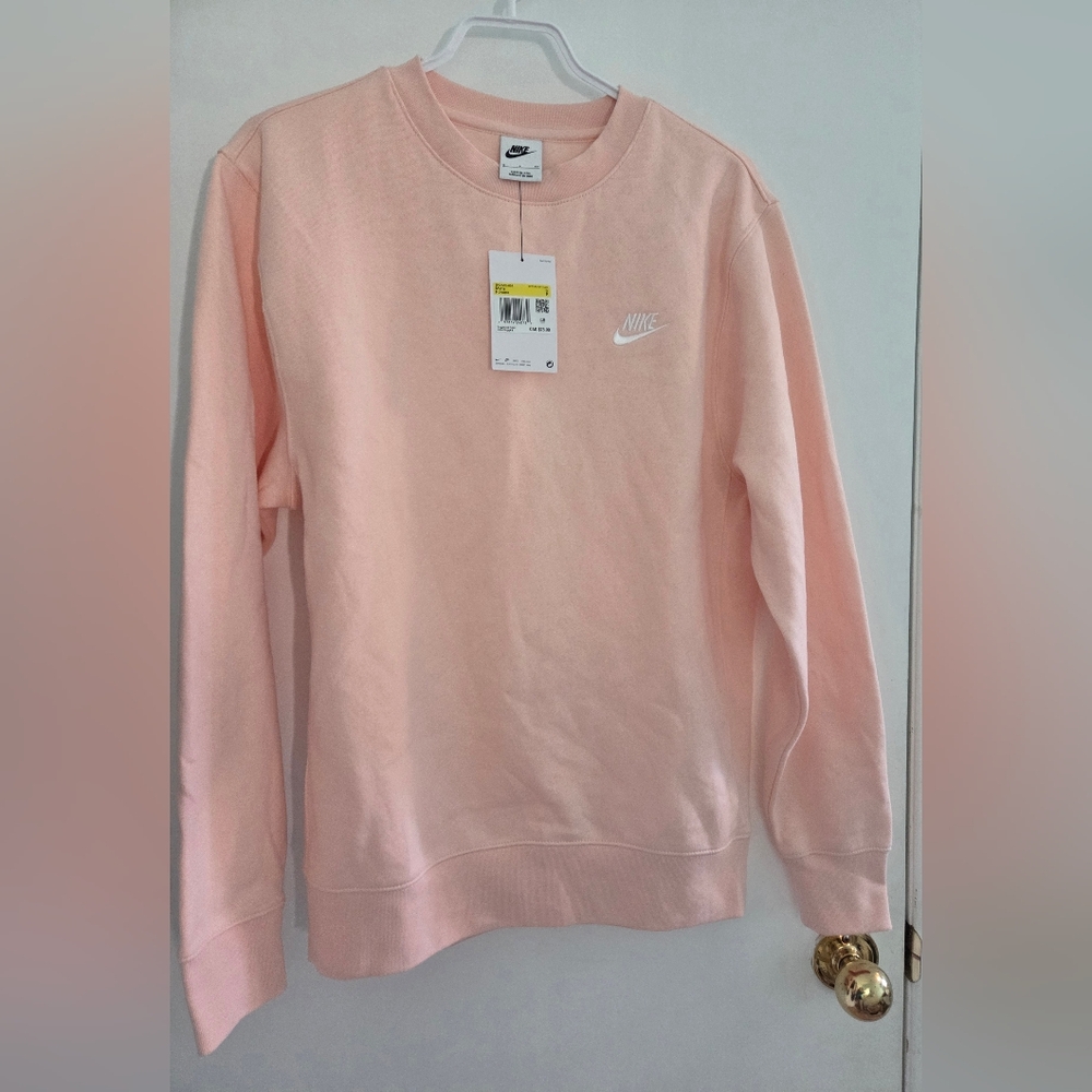 NWT Nike Light Pink Men's Crewneck Sweatshirt